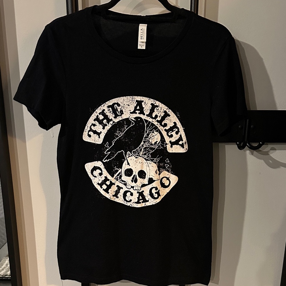 The Alley - Chicago Bella Canvas Black Graphic Tee